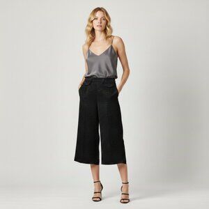 Just Cavalli Culotte Black Jacquard Zebra Tonal Contrast Size 36 IT  X-Small